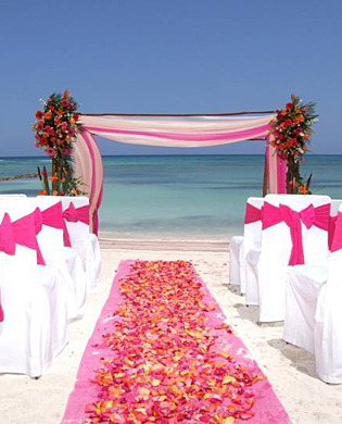 indian wedding decor for beach wedding